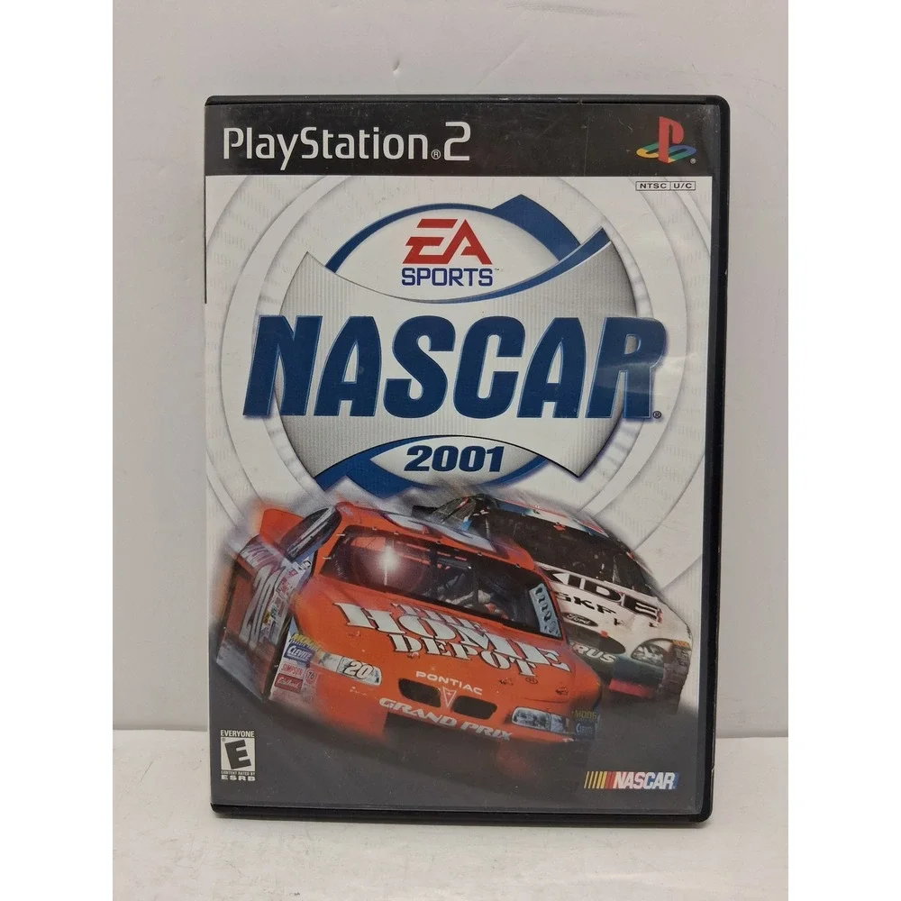 EA Sports NASCAR 2001 Sony PlayStation 2 PS2 Racing Game Blue Disc CIB